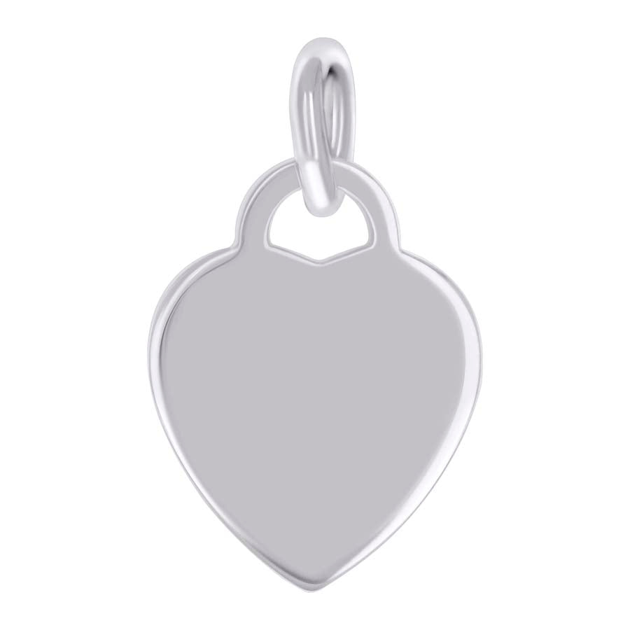 925 Sterling Silver 6.5mm Pendant Silver Plated
