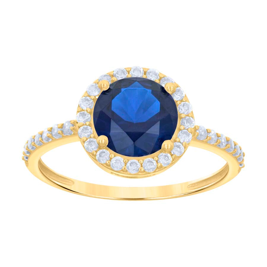 10Kt Gold Cz Ring
