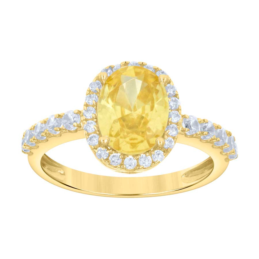 10Kt Gold Cz Ring