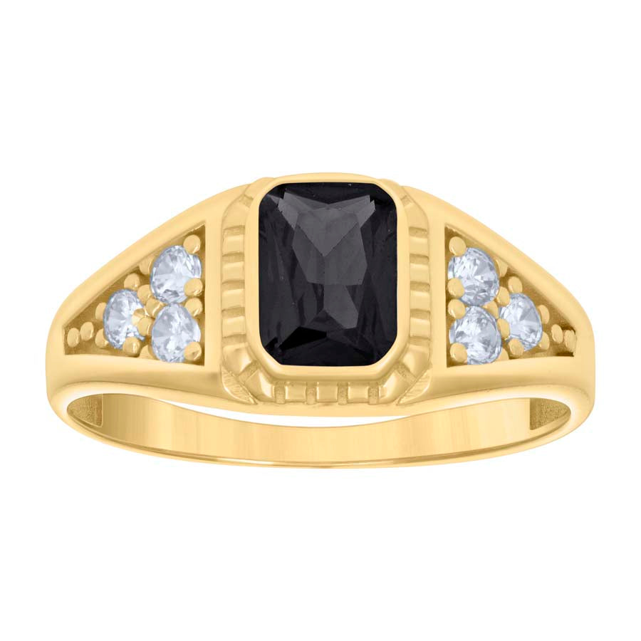 10Kt Gold Cz Ring