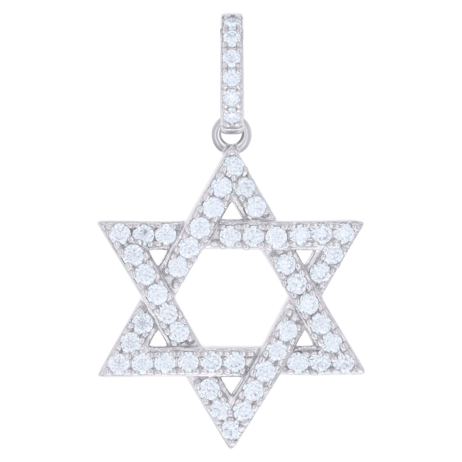 925 Sterling Silver Pendant Moissanite 1.39Ctw