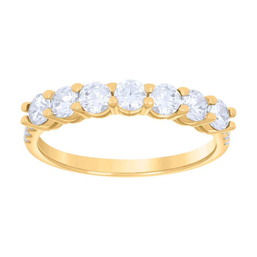 14K Gold Cz Ring
