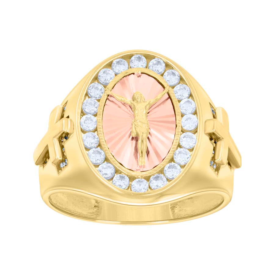 14Kt Gold Cz Ring