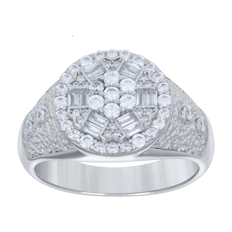 925 Sterling Silver Cz Ring S8-S11