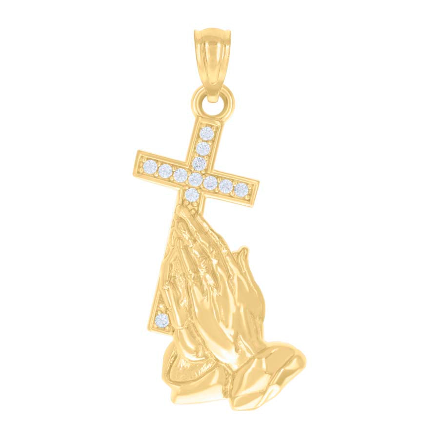 14Kt Gold Cz Pendant