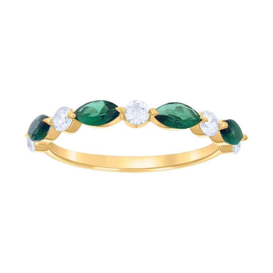 14Kt Gold Cz Ring