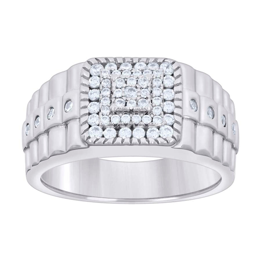 925 Sterling Silver Cz Ring
