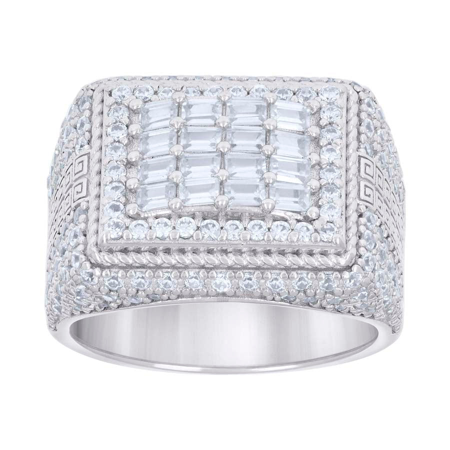925 Sterling Silver Cz Ring
