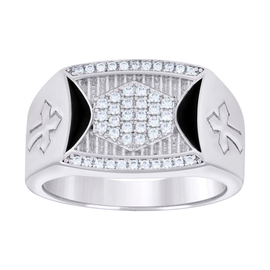 925 Sterling Silver Cz Ring