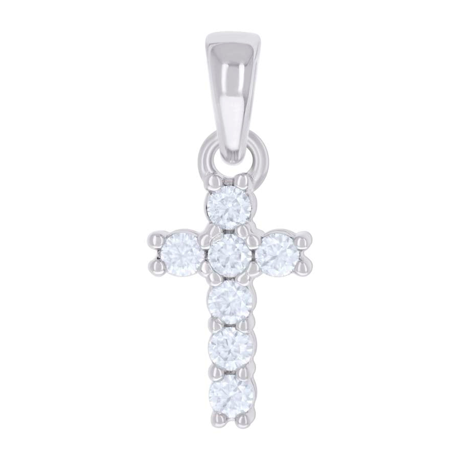 925 Sterling Silver 0.42Ctw Moissanite Pendant