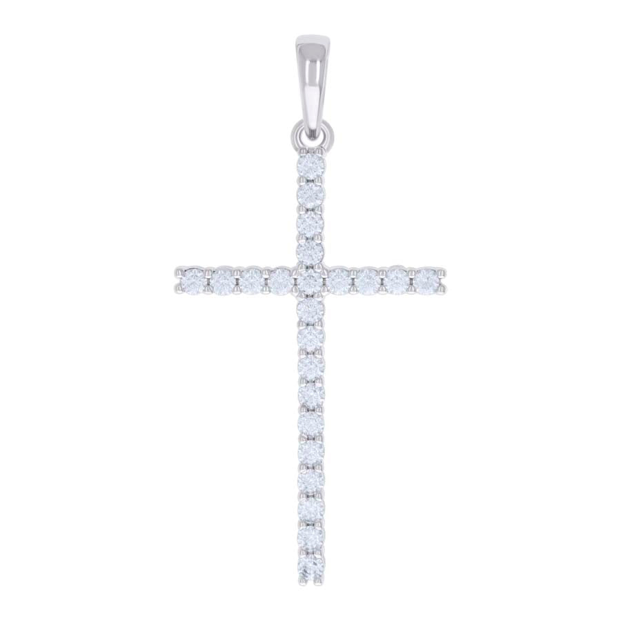 925 Sterling Silver 1.38Ctw Moissanite Pendant