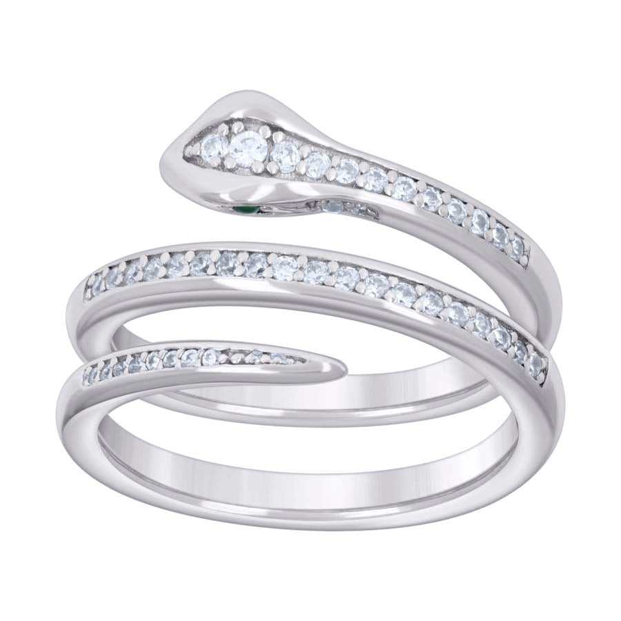 925 Sterling Silver Cz Ring S6-S8