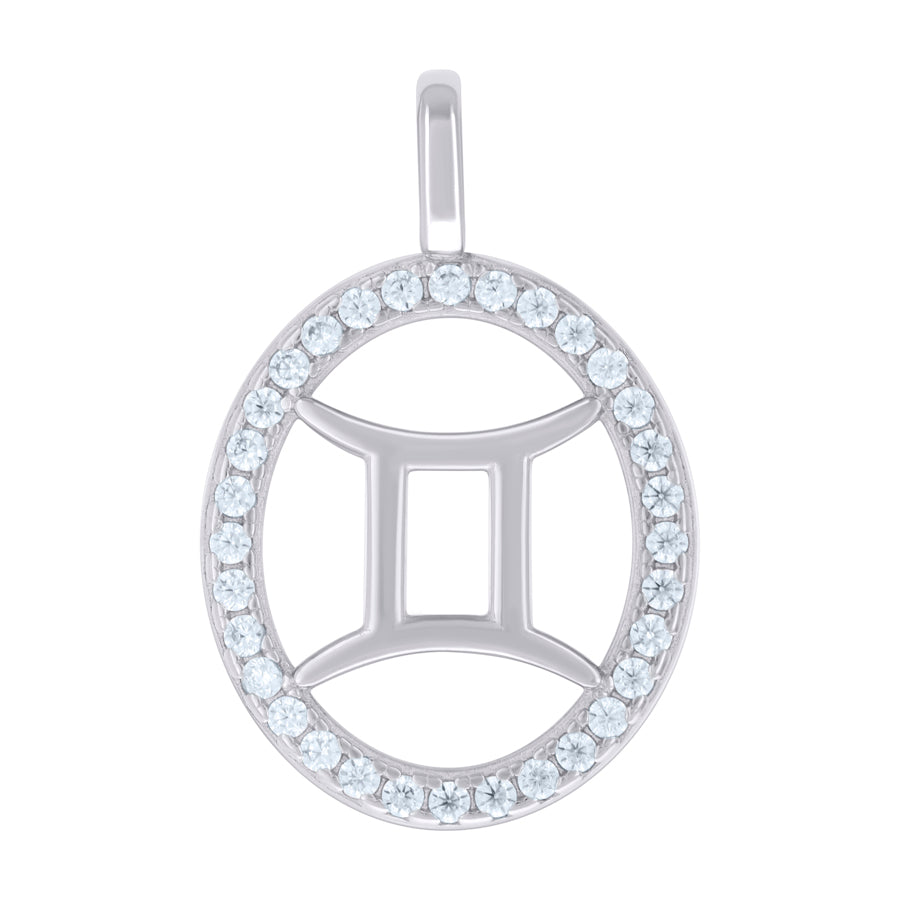 925 Sterling Silver Cz Pendant