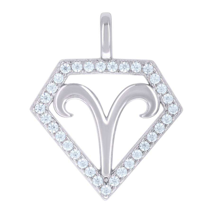 925 Sterling Silver Cz Pendant