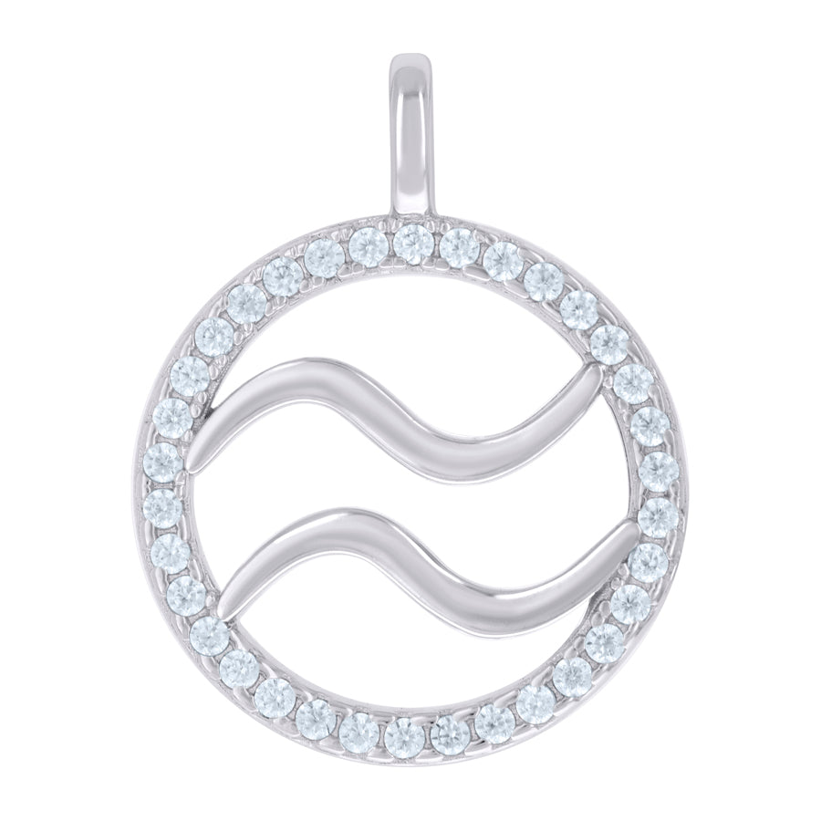 925 Sterling Silver Cz Pendant