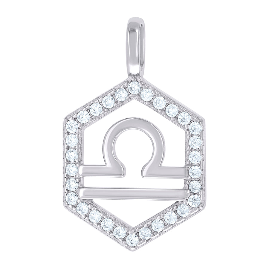 925 Sterling Silver Cz Pendant
