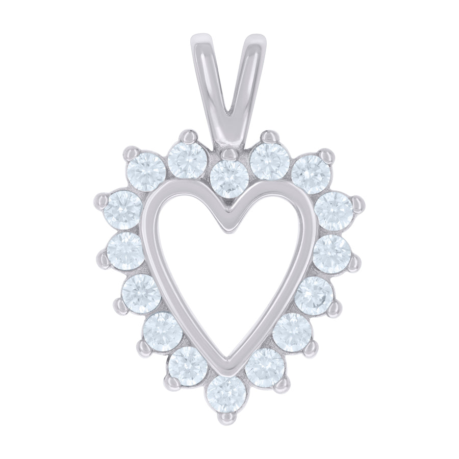 925 Sterling Silver Cz Pendant
