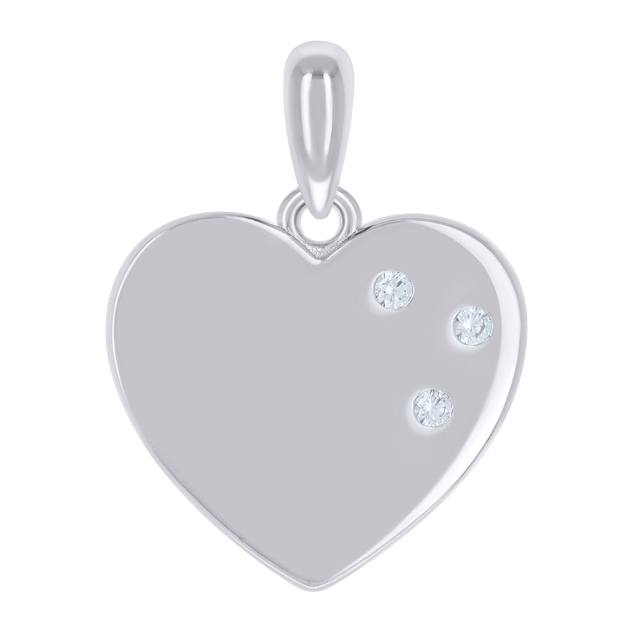 925 Sterling Silver Cz Pendant