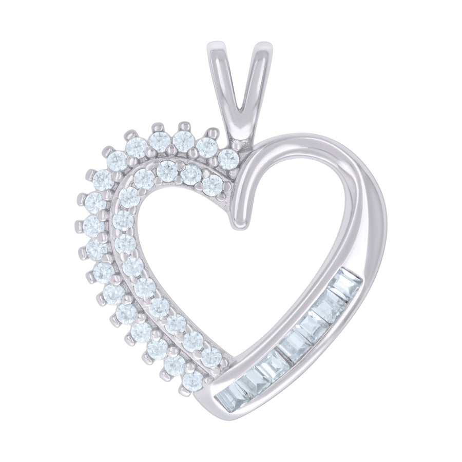 925 Sterling Silver Cz Pendant
