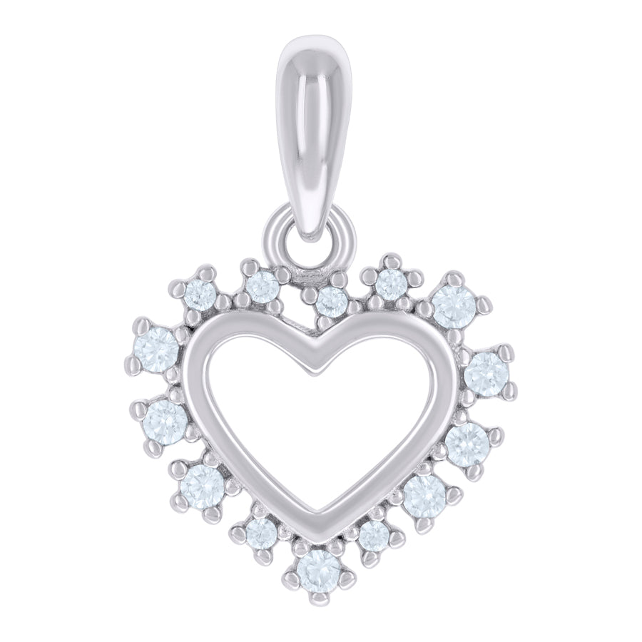 925 Sterling Silver Cz Pendant