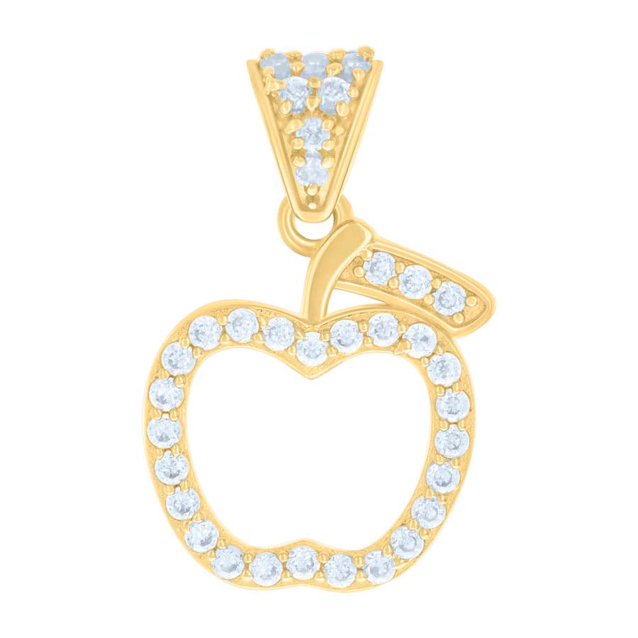 10Kt Gold Cz Pendant