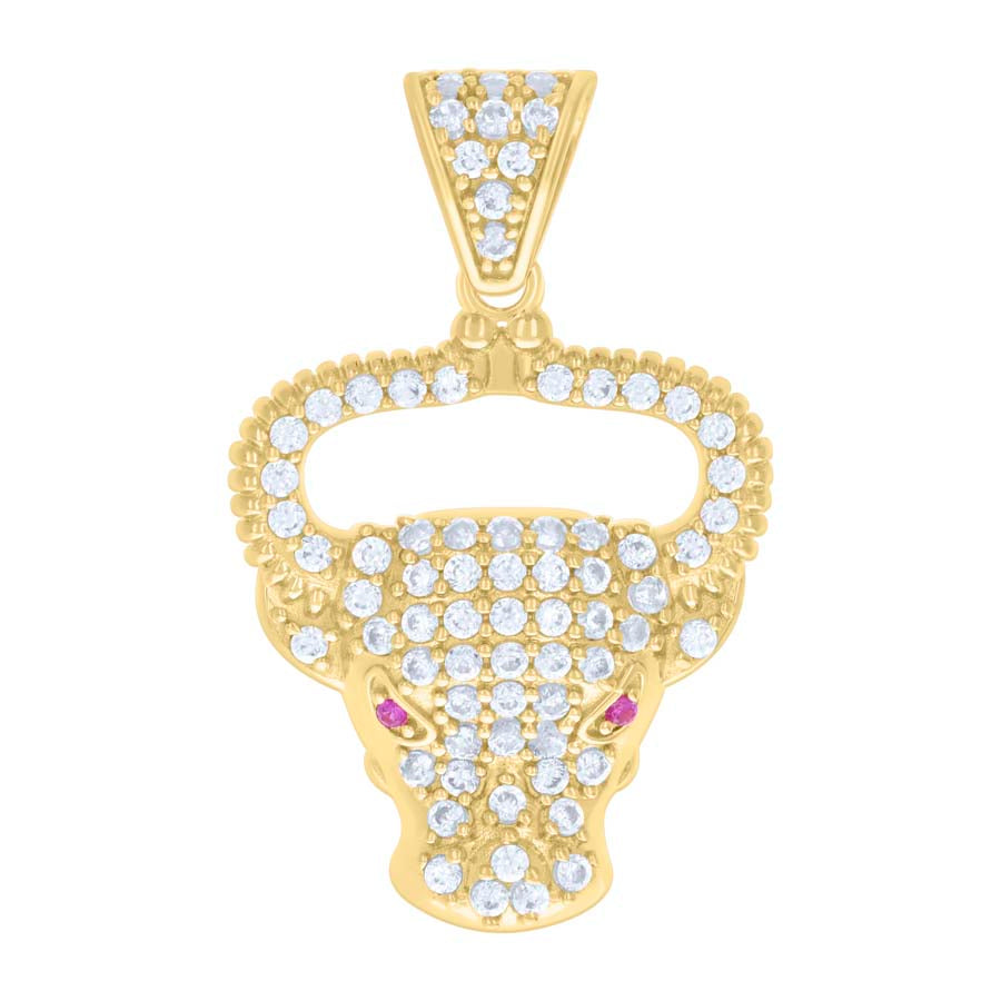 10Kt Gold Cz Pendant