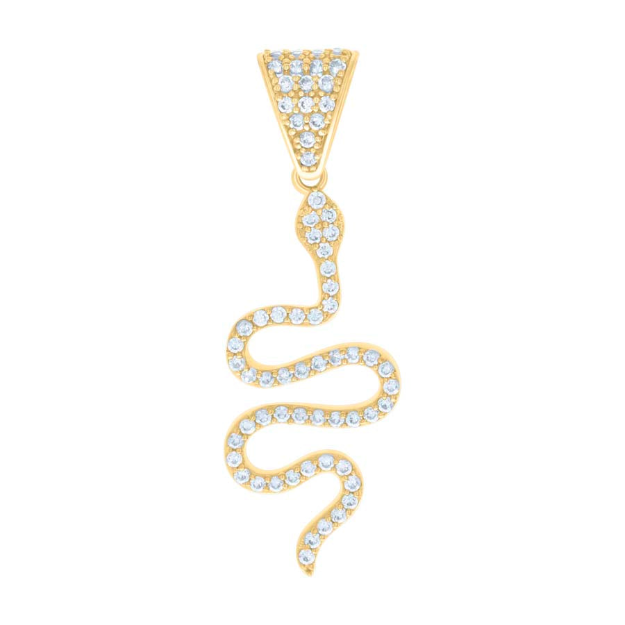10Kt Gold Cz Pendant
