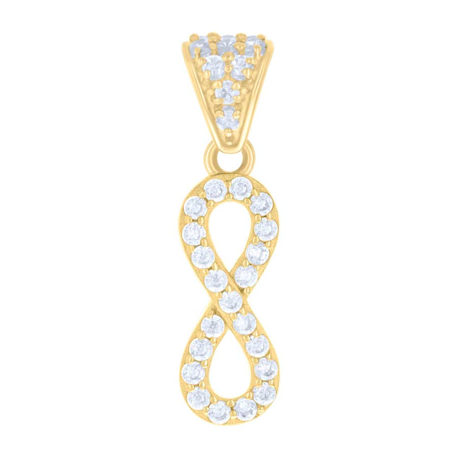 10Kt Gold Cz Pendant