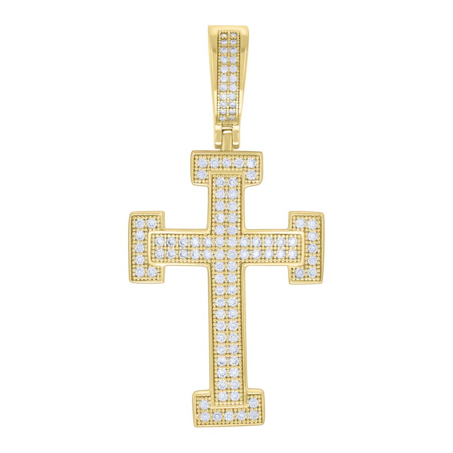 925 Sterling Silver Pendant Moissanite 0.81 Ctw