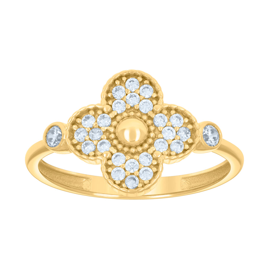 10Kt Gold Cz Ring