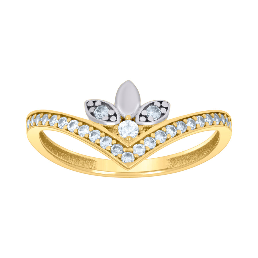 10Kt Gold Cz Ring