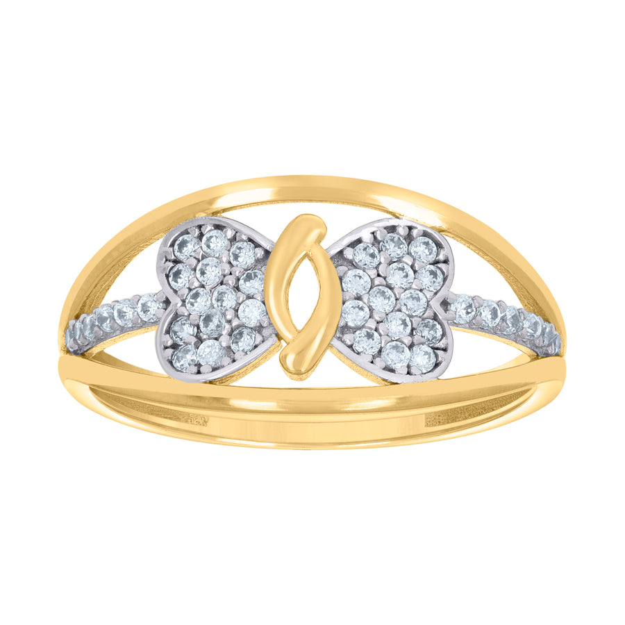 10Kt Gold Cz Ring