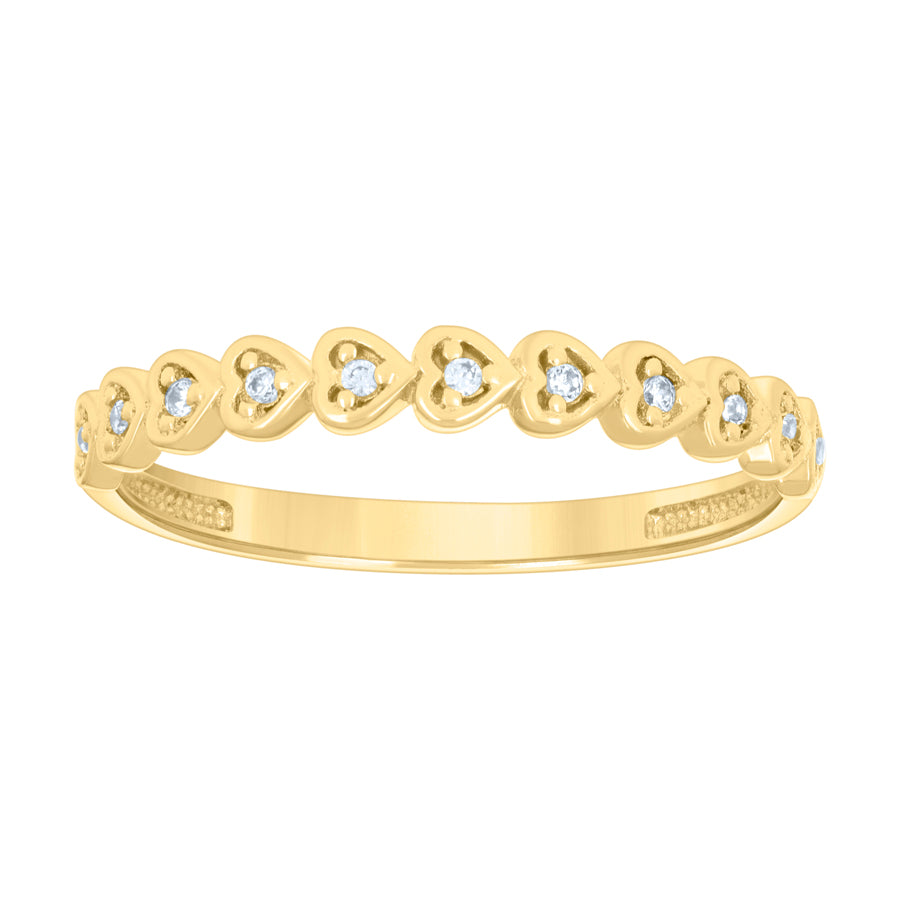 14Kt Gold Cz Ring