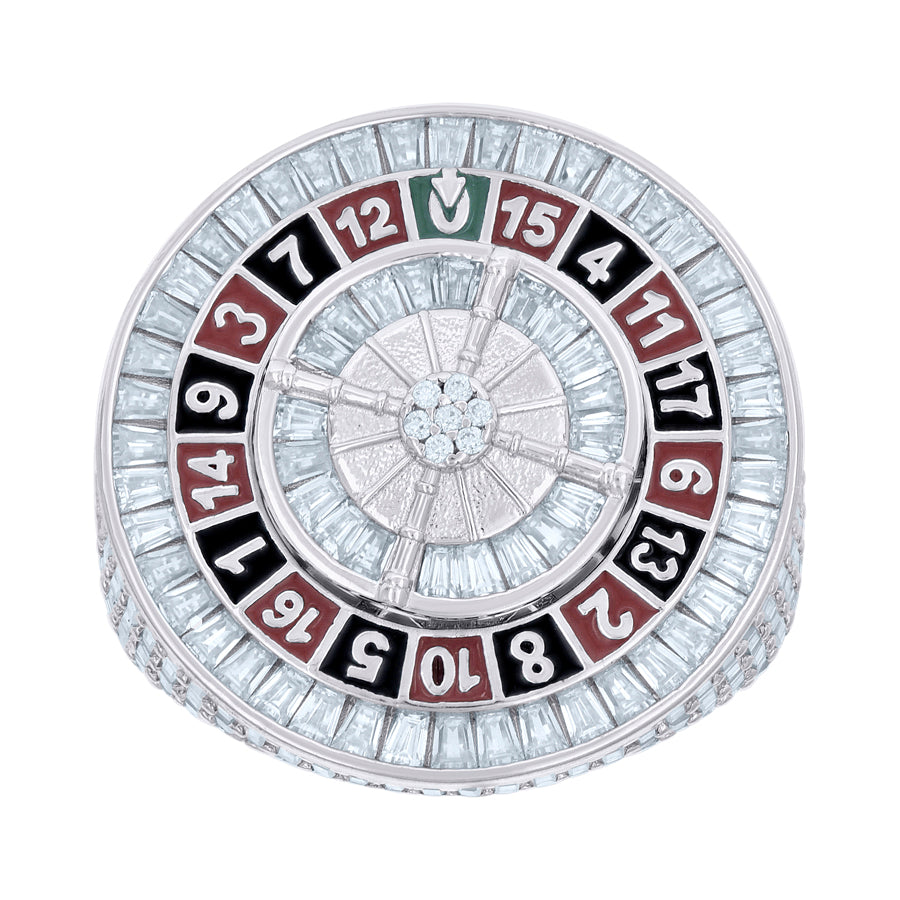 925 Sterling Silver R:0.09Ctw, B:7.36Ctw Moissanit
