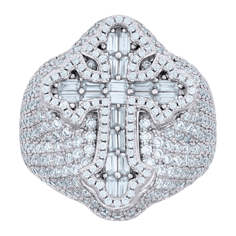 925 Sterling Silver R:4.67Ctw, B:1.36Ctw Moissanit