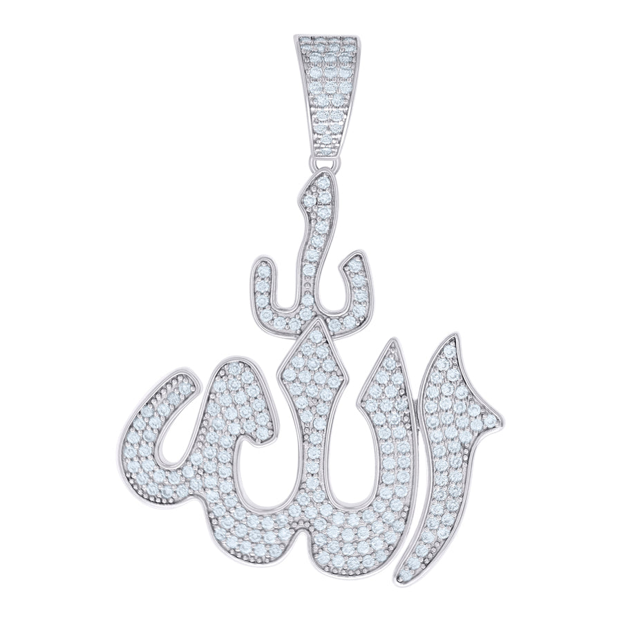 925 Sterling Silver 1.32Ctw Moissanite Pendant
