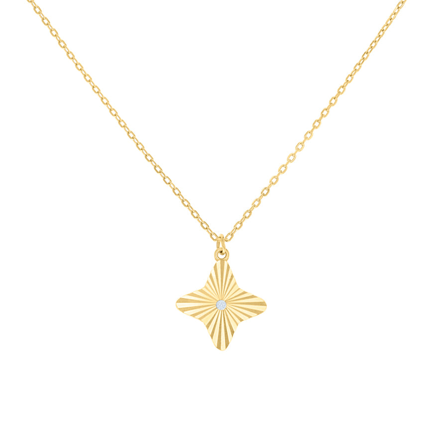925 Sterling Silver Cz Necklace 18" (16"+2")