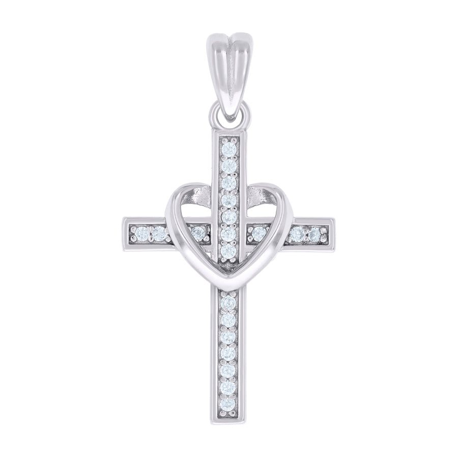925 Sterling Silver Cz Pendant