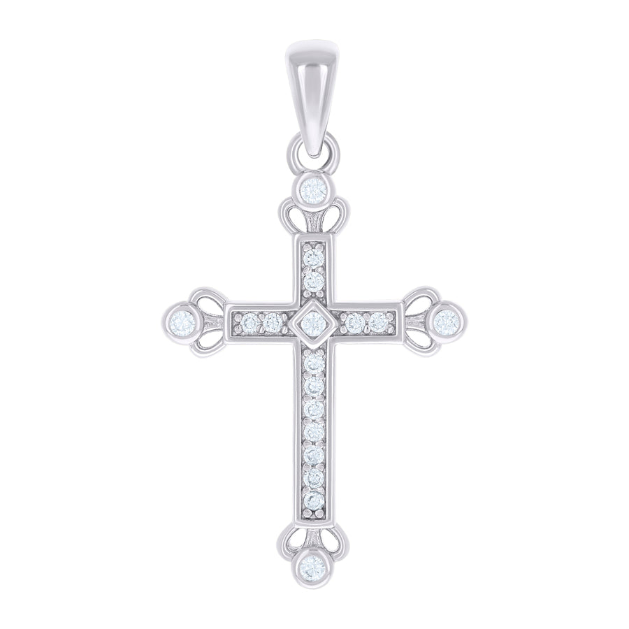 925 Sterling Silver Cz Pendant