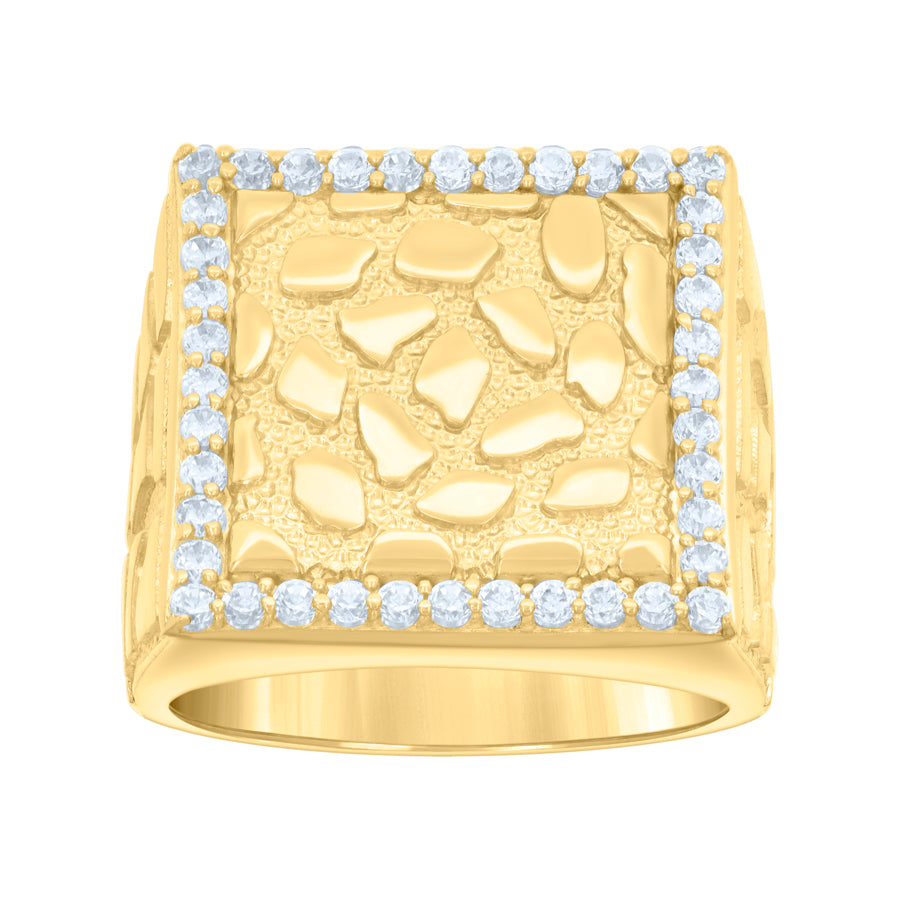 10Kt Gold Cz Ring