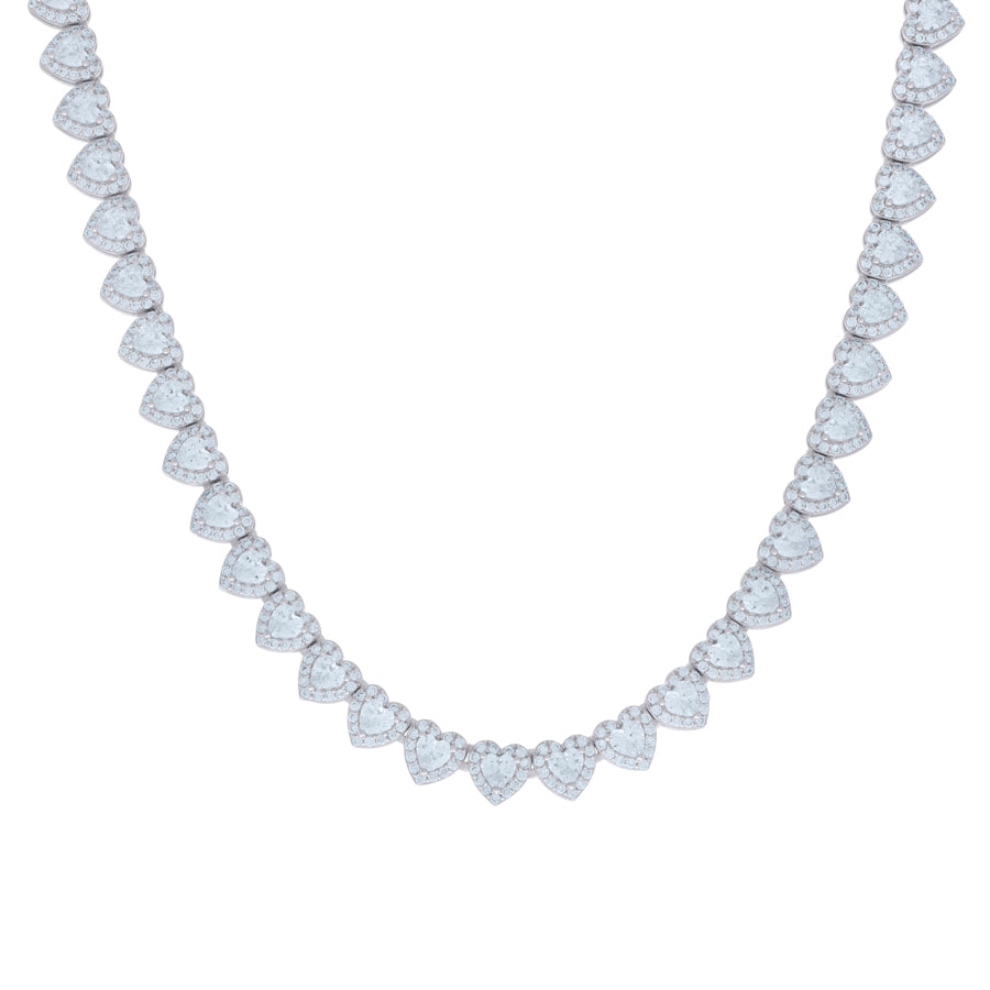 925 Sterling Silver Moissanite Necklace