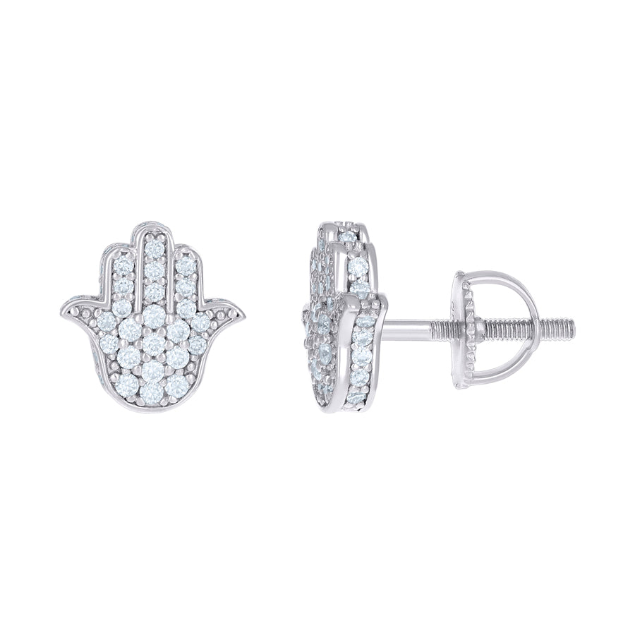 925 Sterling Silver 0.53Ct Moissanite Earring