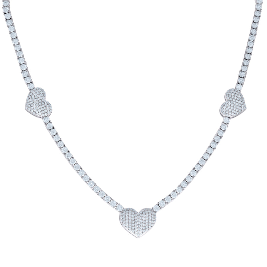 925 Sterling Silver Moissanite Necklace