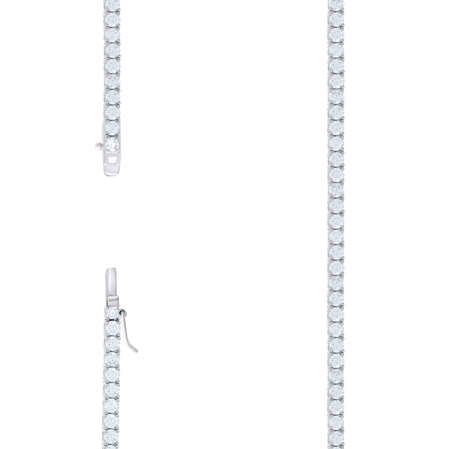 925 Sterling Silver Moissanite Necklace