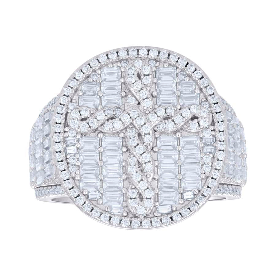 925 Sterling Silver R:0.76Ctw, B:2.9Ct Moissanite