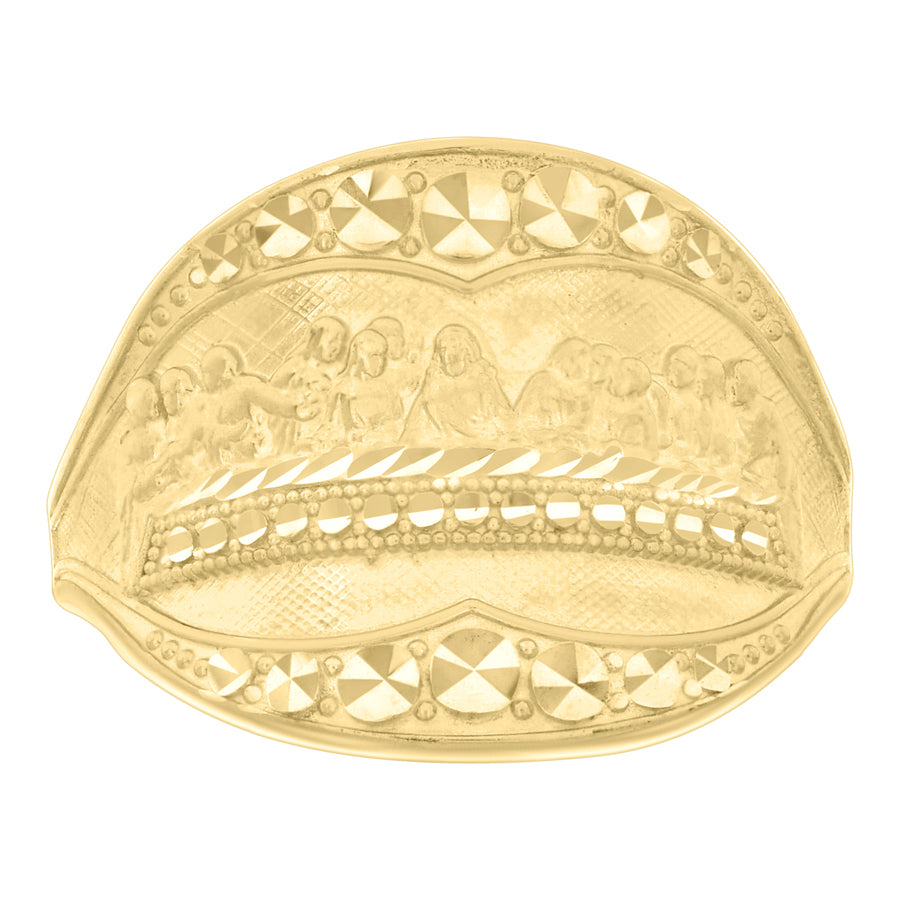 10Kt Gold Cz Nugget Ring