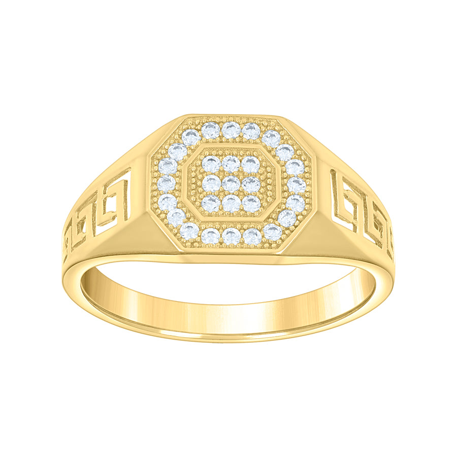 14Kt Gold Cz Ring