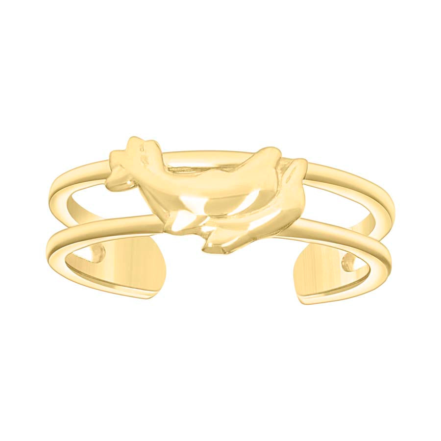 14Kt Gold Toe Ring