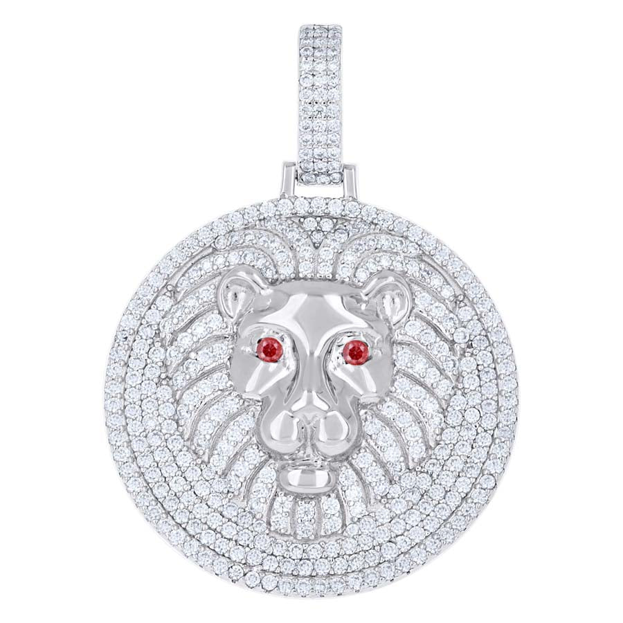 925 Sterling Silver Moissanite Pendant