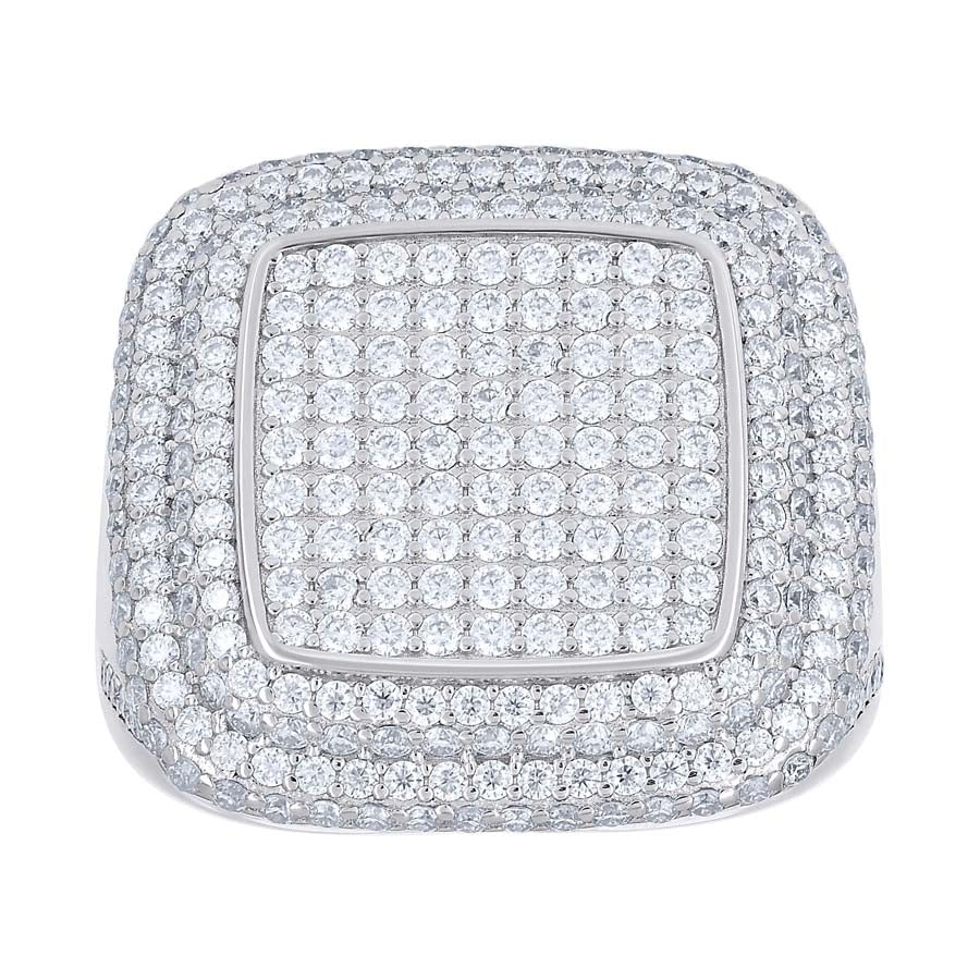 925 Sterling Silver Moissanite Ring S10-S11